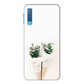 Ốp Lưng Dành Cho Điện Thoại Samsung Galaxy A7 2018 - Flower - Mẫu 8