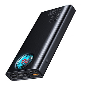 Pin dự phòng sạc nhanh Baseus Amblight LV529 30,000mAh (33W PD & QC3.0 , 4*Port USB+ Type C in/out, LED Display) - Hàng Chính Hãng