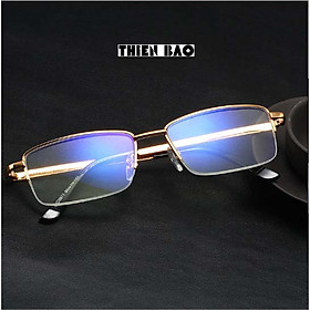 Kính lão thị, viễn thị trung niên xem chữ Nam nữ xẻ cước thời trang tròng Nhật chống as xanh phản quang loại I Chuẩn độ