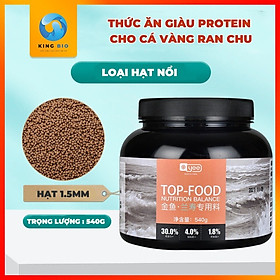 Cám cho cá vàng Yee Top Food - Thức ăn cân bằng dinh dưỡng bổ sung tảo xoắn Spirulina và Vitamin