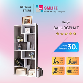 Mua Giá sách trang trí thiết kế hiện đại làm bằng gỗ MDF SMLIFE Balurgphat
