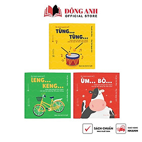 Sách - Combo 3 cuốn Ehon Âm Thanh Quanh Bé dành cho bé từ 0-6 tuổi