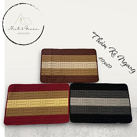 Mua Thảm bếp Hàn Quốc cao cấp kẻ ngang nhiều màu 60*40