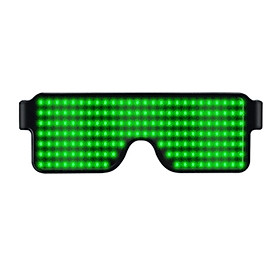 NEW 11 Modes Display Quick Flash Led Party Glasses USB Charging Luminous Glasses Christmas Grand Event Party Decorations