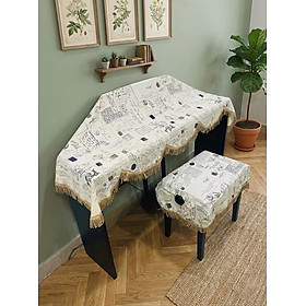 Khăn phủ đàn piano cơ đàn piano điện tử 88 phím sang trọng cổ điển - Hàng chính hãng