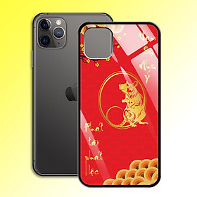 Ốp Lưng Họa Tiết Mạ Màu Vàng Ánh Kim cho điện thoại Iphone 11 Pro Max - 0379 7985 MOUSE05 - Phát Tài Phát Lộc - Hàng Chính Hãng