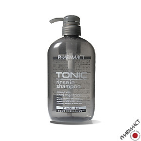 Dầu Gội Xả 2in1 Bạc Bẽo Hà Mát Lạnh cho tới Nam PharmaAct Tonic Rinse In Shampoo (600ml)