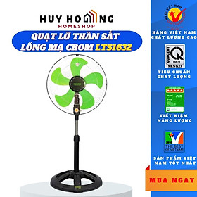 Quạt đứng lỡ Senko LTS1632 Lồng mạ crom ( Màu ngẫu nhiên) - Hàng chính hãng