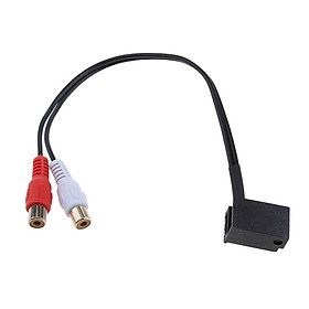 AUX Input Adaptor Audio Cable for BMW MP3 iPod iPhone Apple 2-Female Jack
