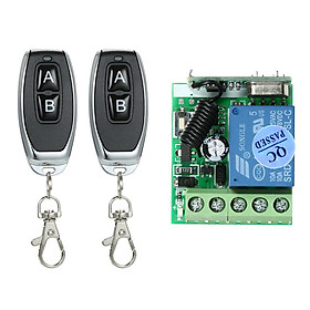 Universal Wireless Remote Control Switch DC 12V 1CH Relay Receiver Module and RF Transmitter Electronic Lock Control