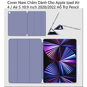 Bao Da Cover Nam Châm Dành Cho Apple Ipad Air 4 10.9 Inch 2020 Hỗ Trợ Pencil 2 - Xanh Dương