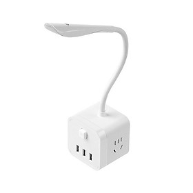 Ổ cắm điện thông minh tích hợp 3 cổng sạc USB và đèn LED siêu sáng Sản phẩm không hể thiếu cho ngôi nhà thông minh của bạn - Tặng kèm 2 nút bảo vệ đầu sạc 