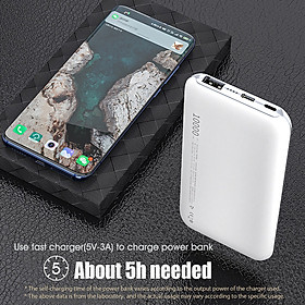 Pin Sạc Dự Phòng 10000mAh PD USB-C QCY PB10 Hỗ Trợ Sạc Nhanh PD Power Delivery 18W - Hàng Chính Hãng