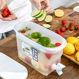 Mua Bình Đựng Nước Có Vòi 3 5L Đa Năng Để Tủ Lạnh Tiện Dụng Chất Liệu Nhựa PP Cao Cấp  An Toàn