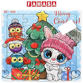 Bộ Xếp Hình Puzzle Minh Châu 20-046 - Merry Christmas 2 (20 Mảnh Ghép)