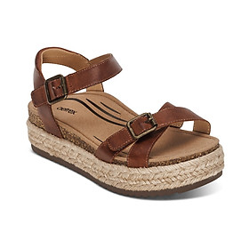 Sandal sức khỏe nữ Aetrex Paula Walnut