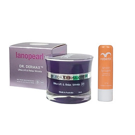  Kem nâng cơ da, chống chảy xệ Lanopearl Dr Dermax Ultra Lift Relax Wrinkle LB32 + Tặng ngay 1 son dưỡng môi nhau thai cừu Rebirth