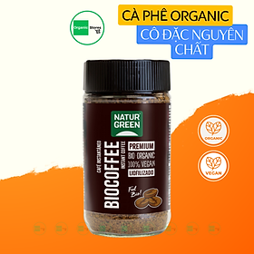 Cà phê hòa tan nguyên chất hữu cơ 100gr - NaturGreen