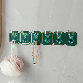 Mua Thanh 6 Móc Dán Tường Siêu Dính Trong Suốt Treo Đồ  Quần Áo  Khăn  Đồ Dùng Nhà Bếp - Siêu Dính  Siêu Chịu Lực