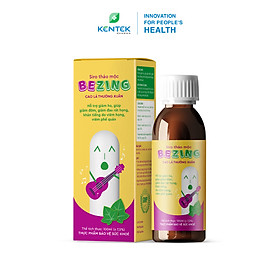 Siro ho thảo mộc bổ phế, giảm ho cho trẻ em BEZING Kentek Pharma Chai 100ml