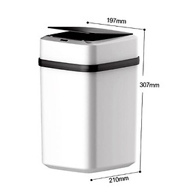 Mua thùng rác cảm ứng 15L  thùng rác thông minh dung tích lớn  giá tốt nhất  thùng rác mở tự động  thùng rác tự bật nắp