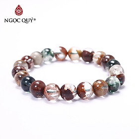 Vòng tay đá thạch anh ưu linh đa sắc - Ngọc Quý Gemstones