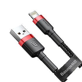 Cáp sạc 2.4A Baseus Lightning dùng sạc pin và đồng bộ dữ liệu tốc độ cao , dây dù bền bỉ dành cho iPhone/iPad ( nhiều lựa chọn ) - Hàng chính hãng