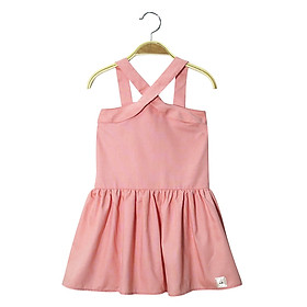 Váy hồng dây chéo Lovekids - Size 1,5-2