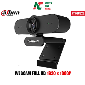 Webcam Dahua HTI-UC320 Full HD 1080P, Tích Hợp Mic - Hàng Chính Hãng