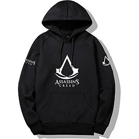Áo Hoodies Assassins Creed Mũ Trùm Vải Nỉ Co Giãn 4 Chiều