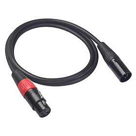 3 Pin Female to 5 Pin Male Cable XLR Camera Stereo Audio Transfer