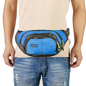 Túi đeo thắt lưng thể thao chống thấm nước-Màu Xanh lam nhạt