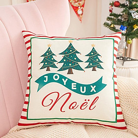 GỐI TỰA LƯNG TRANG TRÍ SOFA HỌA TIẾT NOEL SBK131
