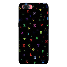 Ốp Lưng in cho Oppo A3s - Realme C1 Mẫu Bảng Chữ Cái Đa Màu - Hàng Chính Hãng