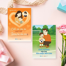 Combo 2 quyển: Cảm xúc của mẹ quyết định tương lai của con, ảnh hưởng của cha tới cuộc đời con (2 quyển ) - VT - Hoàng Ngân