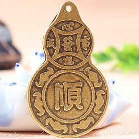 Mua ĐỒNG XU HỒ LÔ BÁT QUÁI PHONG THUỶ bằng đồng