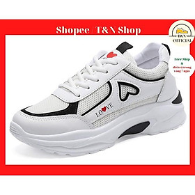 GIÀY THỂ THAO NỮ ĐẾ ĐỘN HOT TREAND 2021 THỜI TRANG NỮ T&N SHOP LOV-110