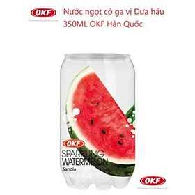 Nước ngọt có ga vị Dưa hấu 350ML OKF Hàn Quốc