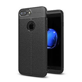 Ốp lưng silicon dẻo giả da Auto Focus cao cấp dành cho iPhone 7 Plus - Hàng chính hãng