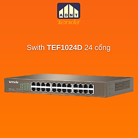 Mua Bộ chia mạng 24 cổng tốc độ 100Mbps Switch TEF1024D Tenda hàng chính hãng