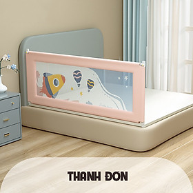 Thanh chắn giường cho bé bản Nâng cấp, dày, cao hơn, tính năng hạ 1 bên, thanh chắn giường cao 103cm