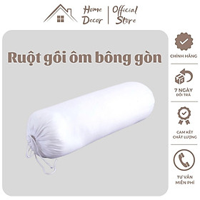 Mua Ruột gối ôm ép hơi dài 100x35cm 100% bông gòn đàn hồi cao cấp - gối ôm người lớn gối ôm hơi