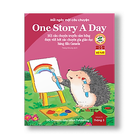 Sách - One Story A Day - CUỐN 3 : 365 câu chuyện phát triển IQ, EQ cho bé - Bản song ngữ tặng kèm file nghe