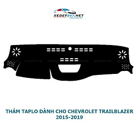 Thảm Taplo dành cho xe Chevrolet Trailblazer 2015 đến 2019 chất liệu Nhung
