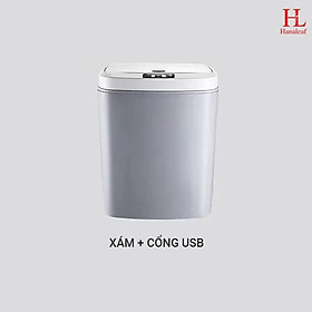 Mua Thùng rác cảm biến tự động mở nắp  Thùng rác thông minh đá chân  hàng hot 2022