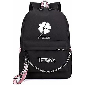 Balo Tfboys cặp sách nam nữ đựng laptop hộp bút bóp vở viết phong cách Hàn Quốc tiện lợi đi học đi chơi tặng ảnh thiết kế Vcone