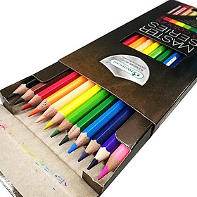 Bộ bút chì màu màu vẽ Masterart Series Thái Lan 12 màu