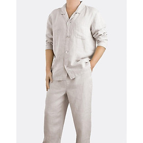 Bộ quần áo ngủ Linen Tales cho Nam, chất liệu linen cao cấp