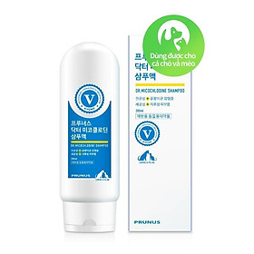SỮA TẮM TRỊ NẤM VÀ VIÊM DA CHO CHÓ MÈO PRUNUS DR. MICOCHLODINE SHAMPOO 200ml