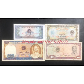 Mua Đủ bộ 4 tờ tien Việt Nam 1980 - 1981 sưu tầm